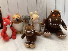 The Gruffalo, snake, squirrel, Mouse ,owl 5-9”soft plush toy bundle set
