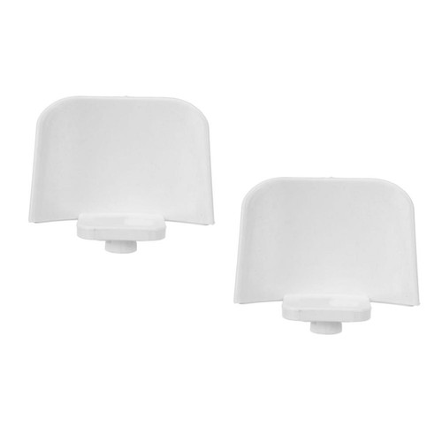 Durable white plastic horse - plastic,