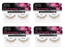 4 PACK ARDELL RUNWAY FALSE EYE LASHES  - DAISY BROWN