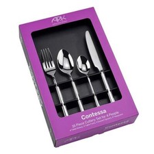 Arthur Price APK 16 Piece Stainless Steel Cutlery Set Contessa Dishwasher Safe