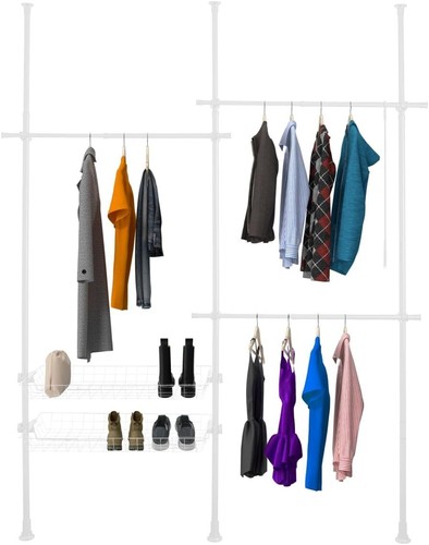 Telescopic closet organizer - telescopic,
