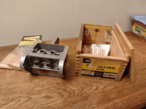 Wooden dowelling jig x190 - dowelling,
