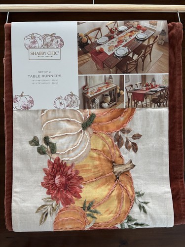 New shabby chic set - set/2, pumpkin