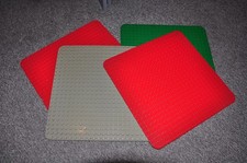 Vintage Lego Duplo Base Board x 4 - Each is 22 x 22 Studs