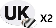 2x Magnetic UK Car Sticker