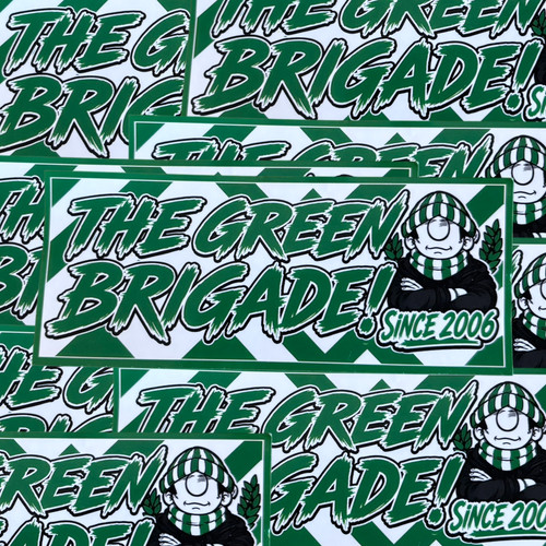The green brigade stickers - the,