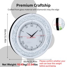 80cm Round Crystal Diamond