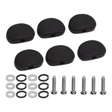 6SETS BLACK METAL GUITAR TUNER
