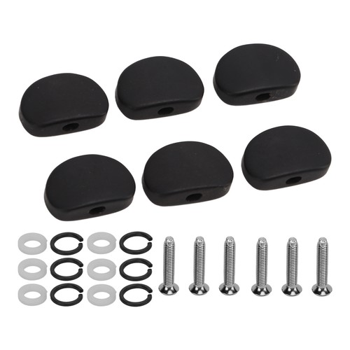 6sets black metal guitar - 6sets,