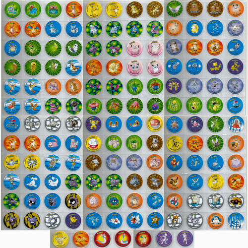 Pokemon tazos gen - pokemon, 1