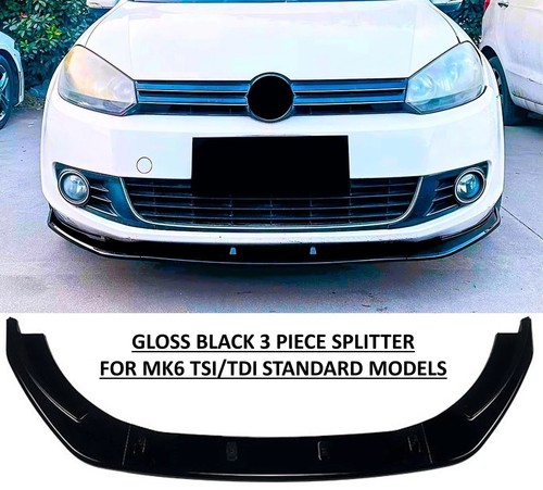 Golf mk6 front splitter lip - vw,