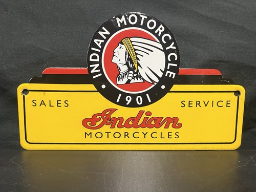 Indian motorcycle porcelain - motorcycle,