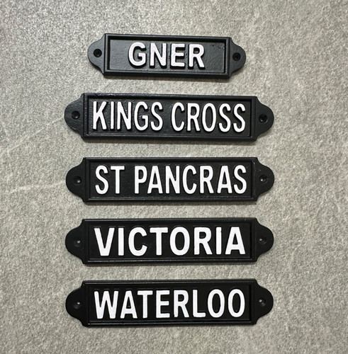 London railway signs set - railway, 5