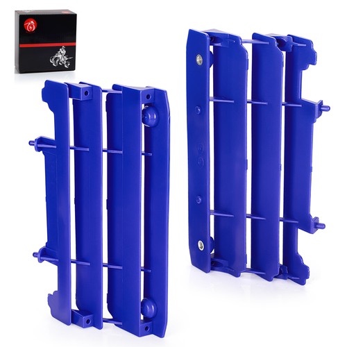 Pair blue radiator - radiator, guard