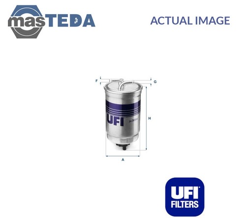 2436500 engine fuel filter - filter, ufi