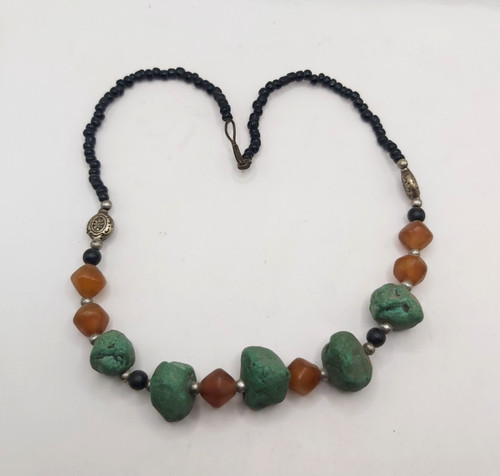 Vintage ethnic tribal necklace - vintage,