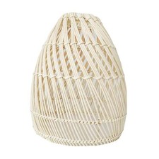 Wicker Lampshade Rattan Shade 1 Piece Rustic Retro Hand Woven Lampshade for , ,