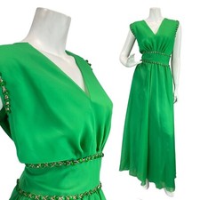 VINTAGE 60s 70s APPLE GREEN