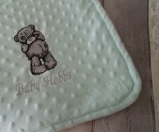 personalised dimple fleece