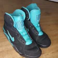 Nike 537330-040 Air Forc 180 Mid Black Atomic Teal Black  Size 6UK