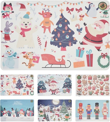 Christmas kids placemats - christmas,