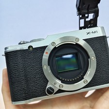 Fujifilm Fuji X Series X-M1 16.3MP Mirrorless Digital Camera Body W/ Accessories