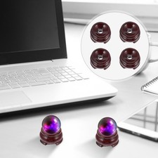 4Pcs Wooden Crystal Decorative