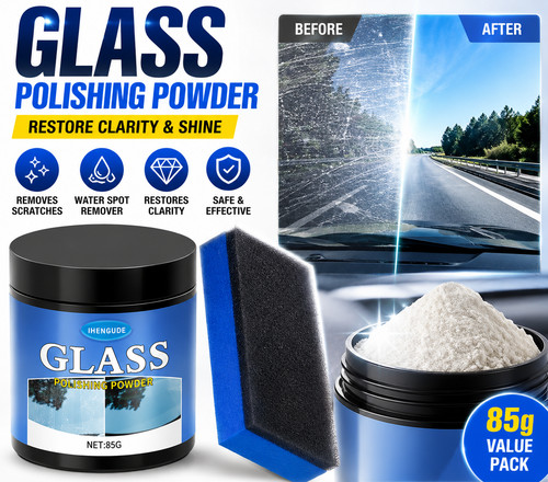 Car glass polishing powder - car,