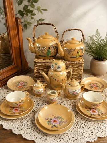 Vintage japanese tea set - vintage,
