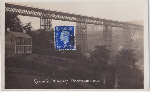 Postcard crumlin viaduct - -,
