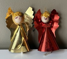 Vintage Foil Christmas Angels