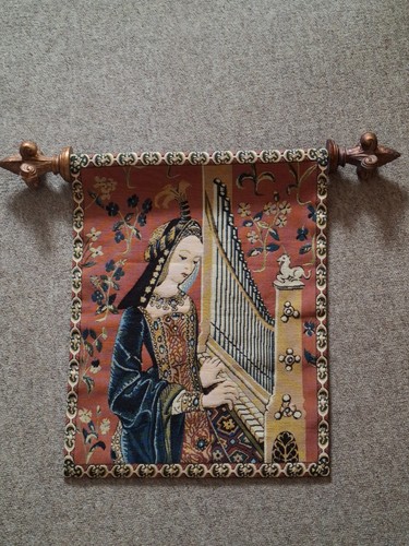 Rare vintage tapestry wall