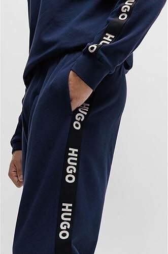 Hugo boss joggers side tape - hugo,