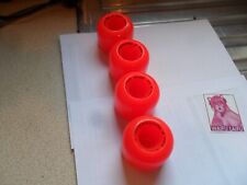 VINTAGE 80'S TRANSMISSION orange SKATEBOARD WHEELS 62MM 78a🤣 UK EBAYER 20 YEARS