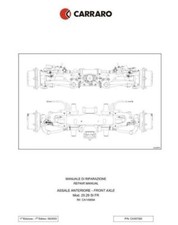 Landini Carraro 20.29 IFS Axle