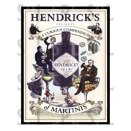 Hendrick gin retro - gin,