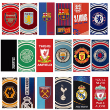 Football Team FC Beach Towels Official Licensed Club Bath Gym Swimming Cotton