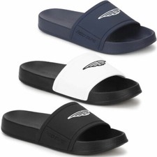 Mens Summer Flip Flops Sliders Designer Beach Mules Pool Slip On Sandals Shoes