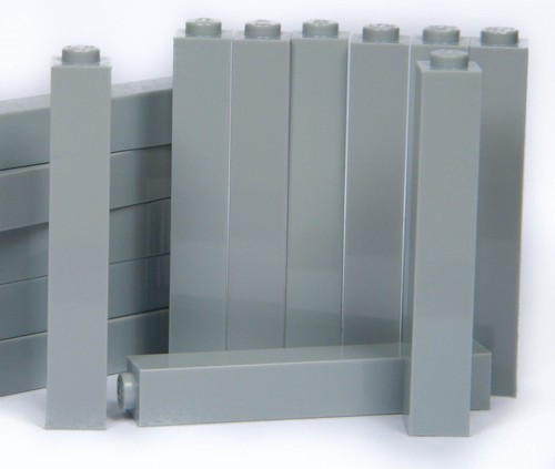 Lego bricks 1x5 pack x10 - 😀,