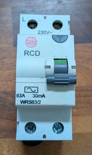 Wylex RCD 63A 63 Amp 30mA WRS63/2 2 Pole 230V Trip