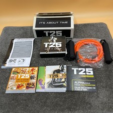 Focus T25 Get It Done DVD Set, Beach Body Resistance Band *MISSING 1 CD*