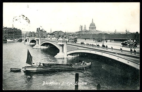 Blackfriars bridge over the - bridge,