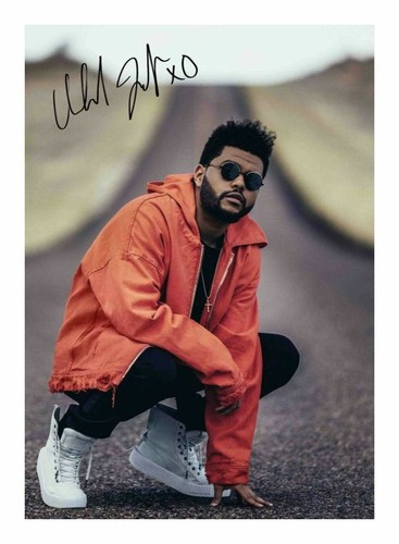 The weeknd autograph signed - the,