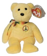 Ty Beanie Baby - PEACE II Bear