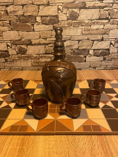 Vintage calvados pottery - pottery, jug