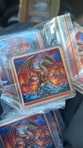 Fine copper bar dragon - 5,