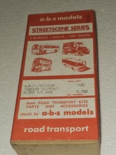 Abs Streetscene Models AEC Regent 111 Weymann 1947 1:76 Scale Model Bus Kit