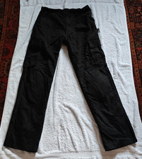 MK Jeans - Mens Black Motorbike Jeans - 34 W - Reg