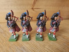 BRITAINS  SCOTS GUARDS  PIPERS  X  4 unboxed   see des