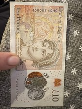 AK44 Ten £10 Pound POLYMER